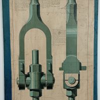 Planche Monrocq Paris Dessin Industriel Lavis technique