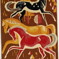 Tapisserie Chevaux ancienne Gobelins