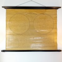 Planisphères Célestes Officiers Marine Maison Delamarche Paris dressée par A.M.R. Chazallon Polytechnique