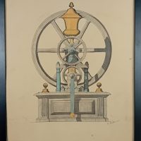 Lavis technique Industriel 1911 A. Muller