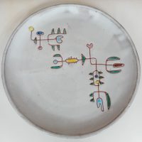 Assiette Jean Rivier Vallauris années 50
