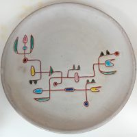 Assiette Jean Rivier Vallauris années 50