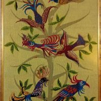 Tapisserie Canevas 1969 Arbre aux oiseaux