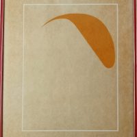 Lithographie Minimaliste sur papier Japon 14/15 exemplaires signé