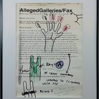 Sérigraphie Bjarne MELGAARD 1967 Biennale de Lyon 2000