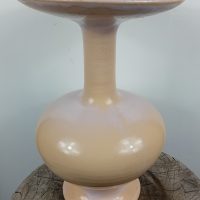 Pied de lampe céramique de Biot Tobie Loup de Viane années 60-70