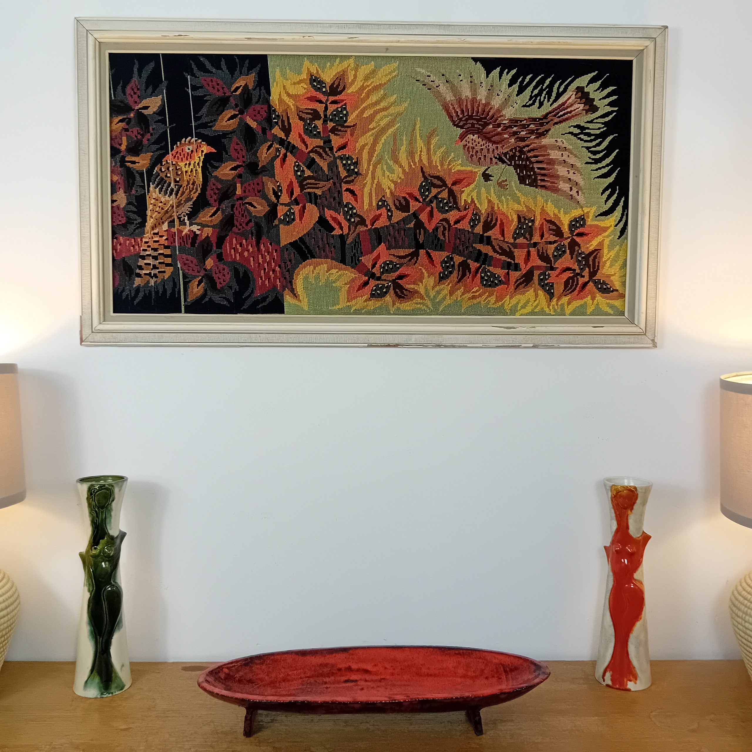 Tapisserie Canevas Vintage Ombre et Lumière Royal Paris Lurçat Picard Le Doux 1960