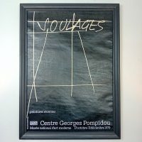 Affiche Pierre SOULAGES 1979 Exposition Centre Georges Pompidou