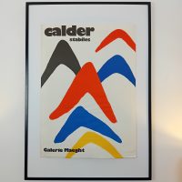 Affiche Alexander CALDER 1971 Stabiles Galerie Maeght Paris