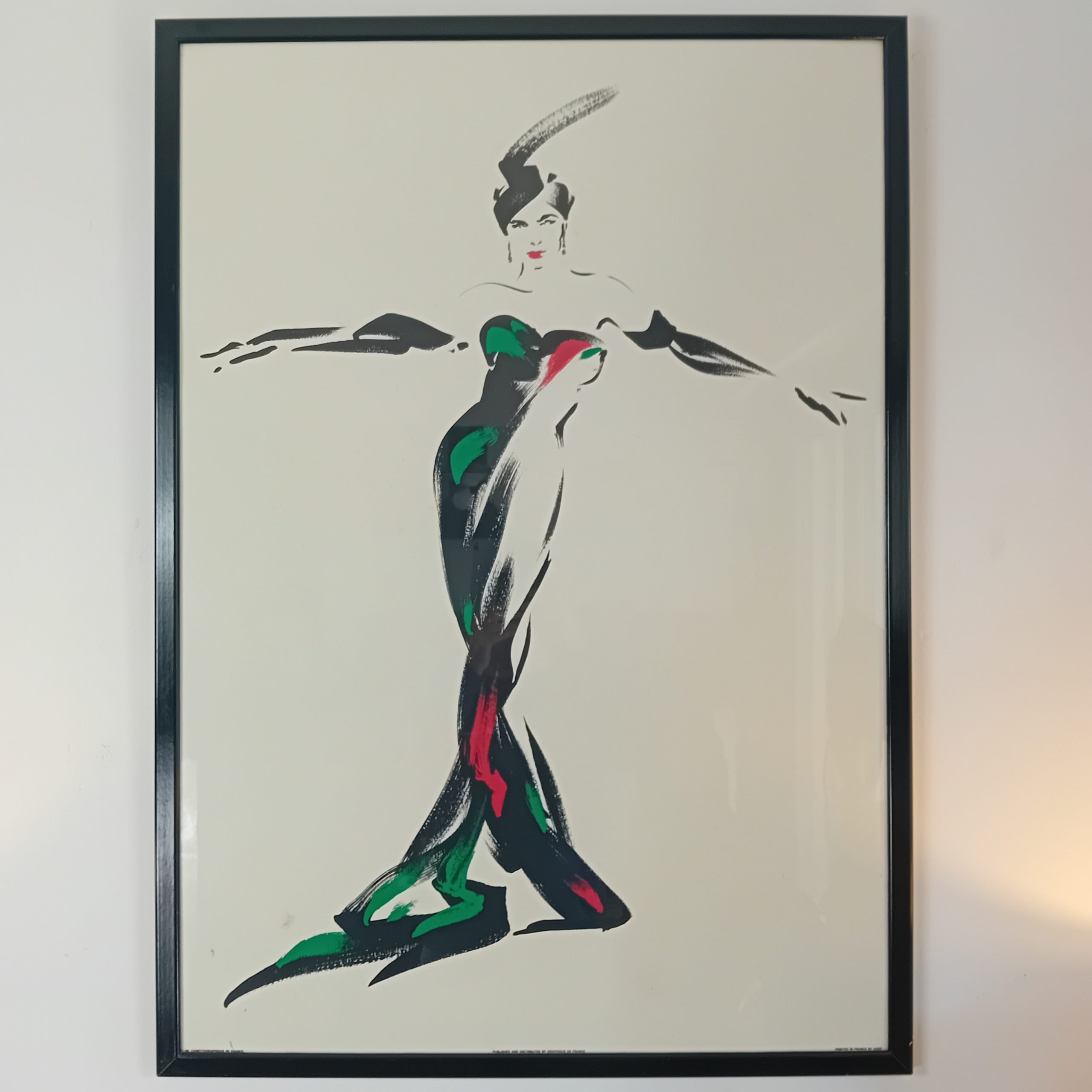 Sérigraphie Michel CANETTI 1988 LUCIA