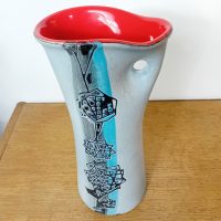 Vase moderniste en céramique – Attribué à Lucien Neuquelman – France, vers 1955
