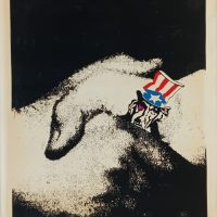 Affiche cubaine Ñiko 1975 Los Cuatro Puentes ICAIC